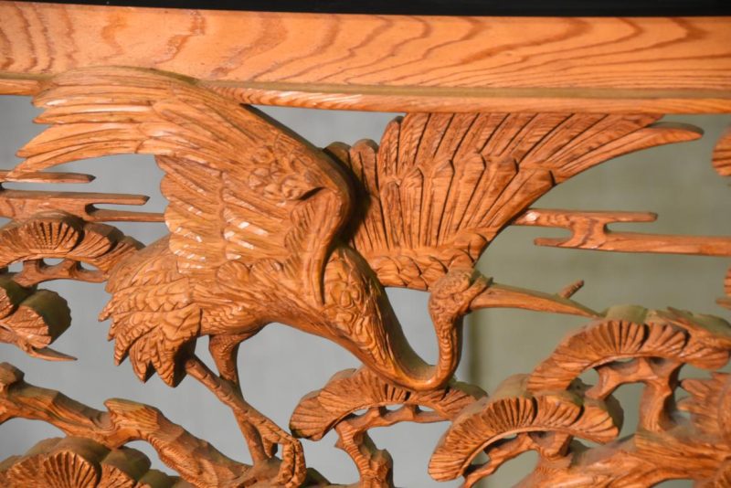 Japanese Carved Transom Rama - Image 3