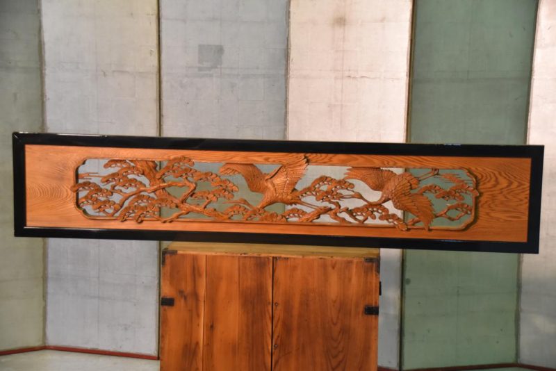 Japanese Flying Cranes Rama Transom - Image 2