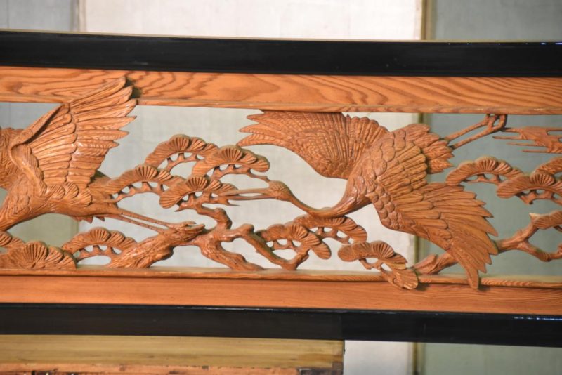 Japanese Flying Cranes Rama Transom - Image 7