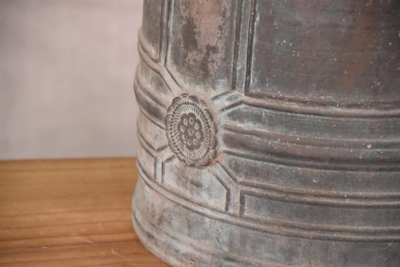 Japanese Antique Bronze Hanging Bell Circa:1690 - Image 9