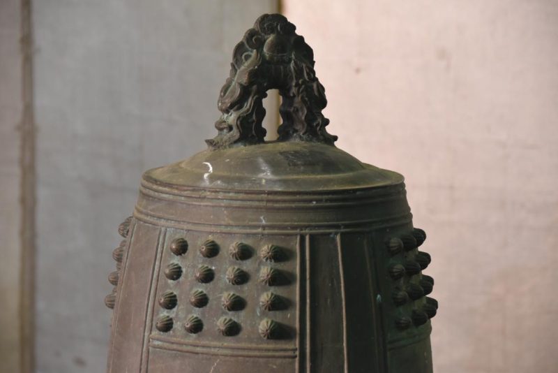 Japanese Antique Bronze Hanging Bell Circa:1690 - Image 6