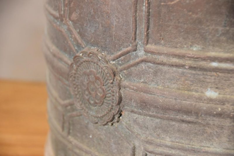 Japanese Antique Bronze Hanging Bell Circa:1690 - Image 4