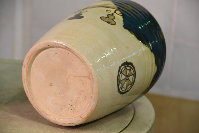 Pair of Oribe Pottery Urns - Image 3