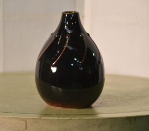 Japanese Studio Pottery Vase by Shinkai Kanzan