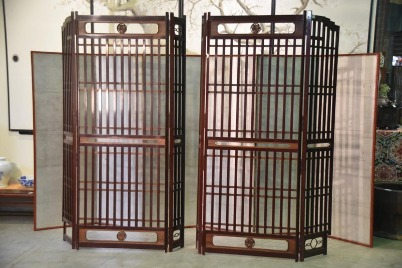Pair of Slatted Temple Doors - Image 13
