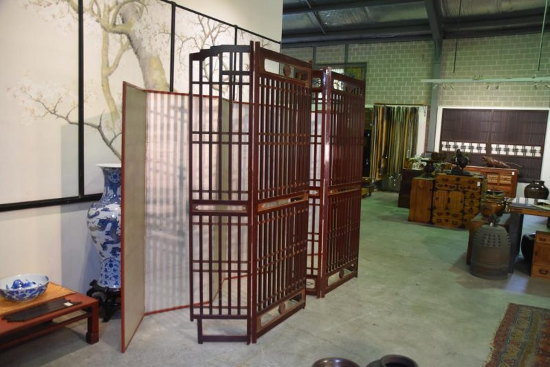 Pair of Slatted Temple Doors - Image 6