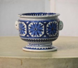 Blue and White Porcelain Incense Burner