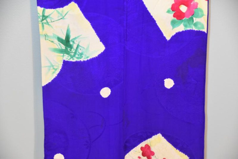 Brilliant Purple Silk Japanese Kimono - Image 9