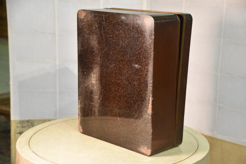 Japanese Maki-E Lacquered Letter Box Tebako - Image 3