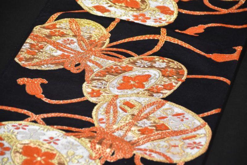 Silk Brocade Kimono Sash - Image 7
