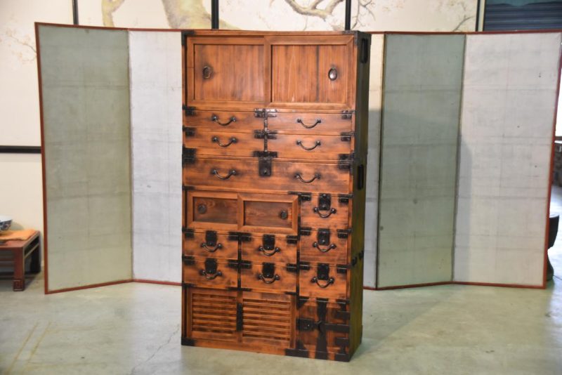 Antique Japanese Merchant Chest - Image 2