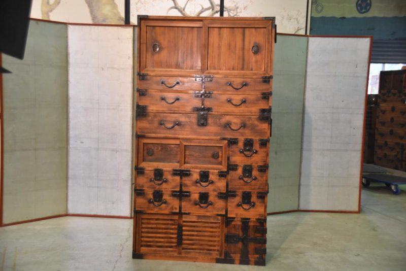 Antique Japanese Merchant Chest - Image 3