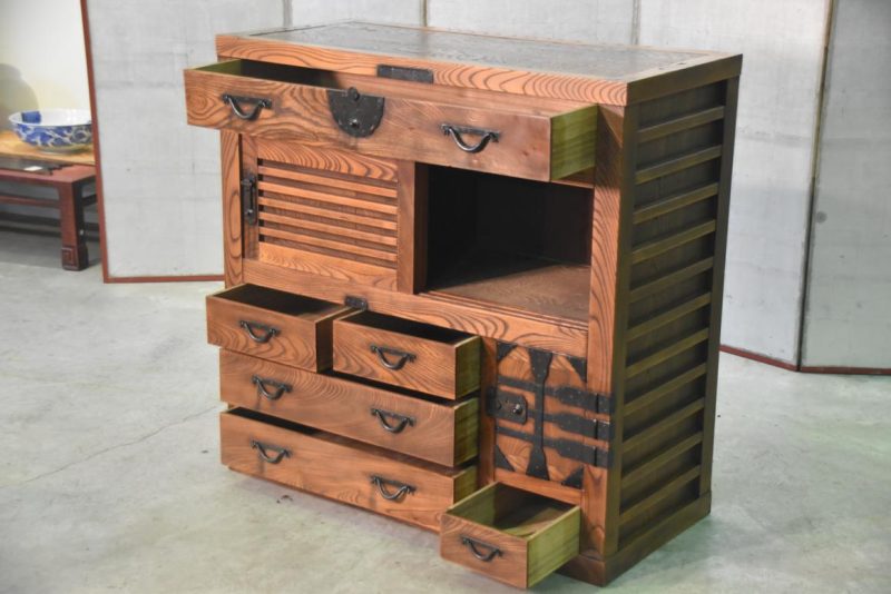 Japanese Antique Merchant Chest - Image 12