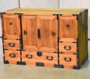 Antique Small Low Chest