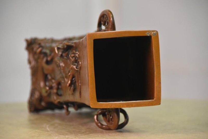 Japanese Bronze Dragon Vase - Image 3