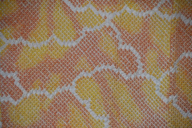 Japanese Vintage Shibori Silk Haori - Image 9