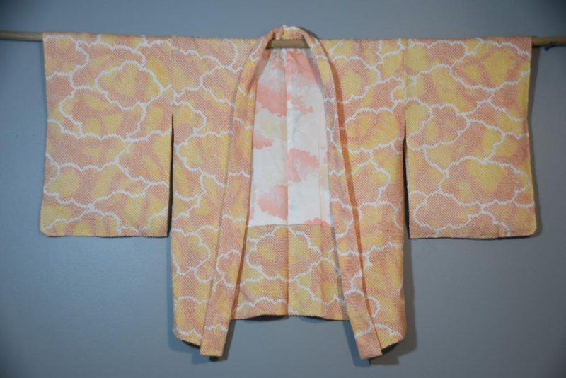 Japanese Vintage Shibori Silk Haori - Image 8