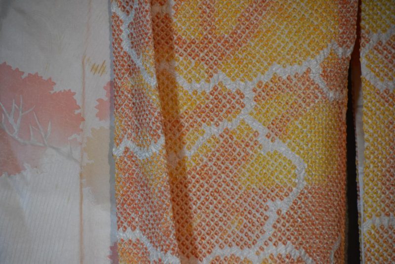 Japanese Vintage Shibori Silk Haori - Image 7