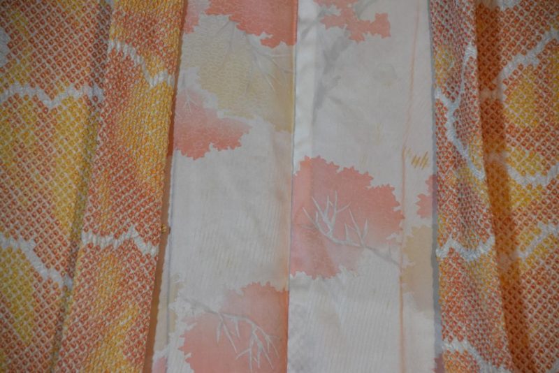 Japanese Vintage Shibori Silk Haori - Image 4
