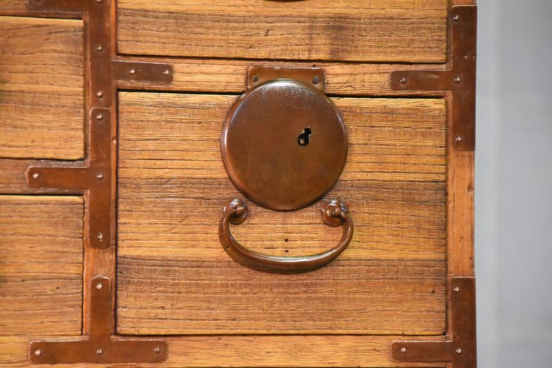 Small Vintage Chest with Copper Hardware - Image 9