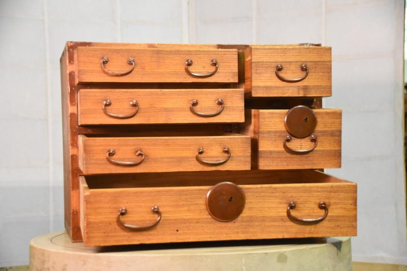 Small Vintage Chest with Copper Hardware - Image 8