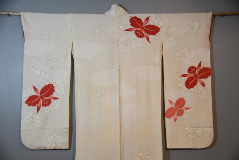 Japanese Silk Furisode Kimono - Image 2