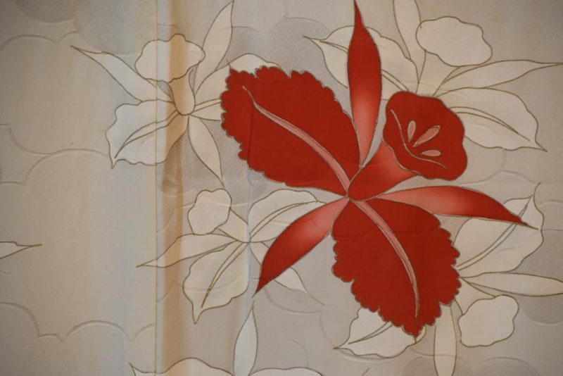 Japanese Silk Furisode Kimono - Image 8