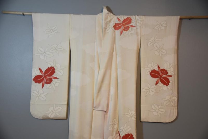 Japanese Silk Furisode Kimono - Image 6