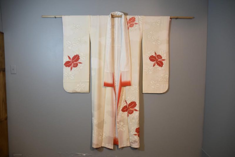 Japanese Silk Furisode Kimono - Image 4