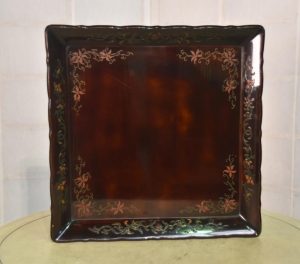 Japanese Lacquer on Wood Tray