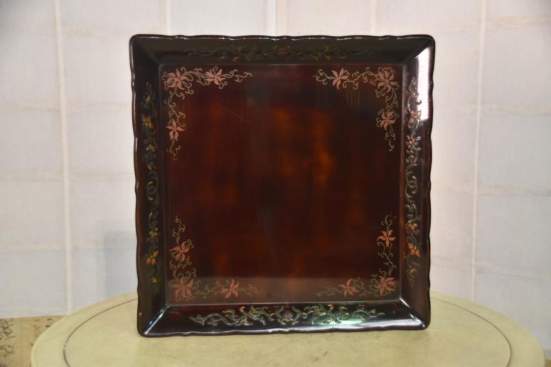 Japanese Lacquer on Wood Tray