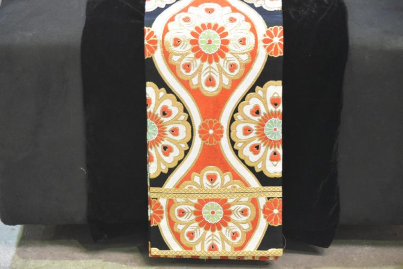 Japanese Silk Brocade Obi - Image 2