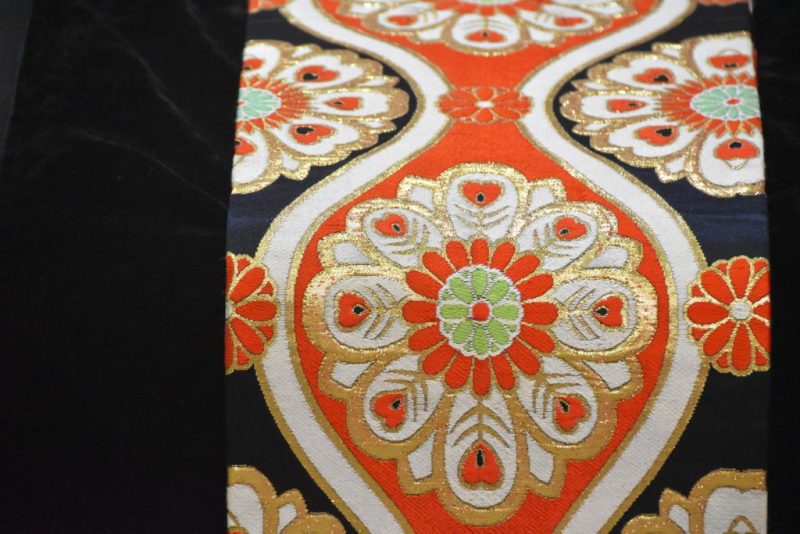 Japanese Silk Brocade Obi - Image 8