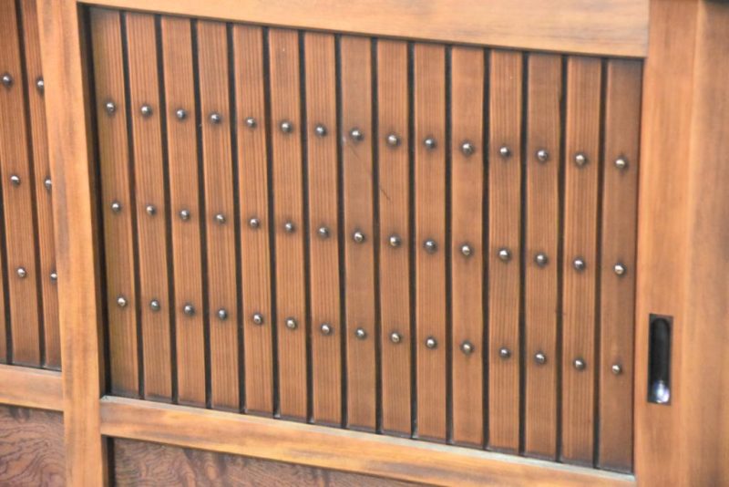 Antique Japanese Wooden Sideboard - Image 7