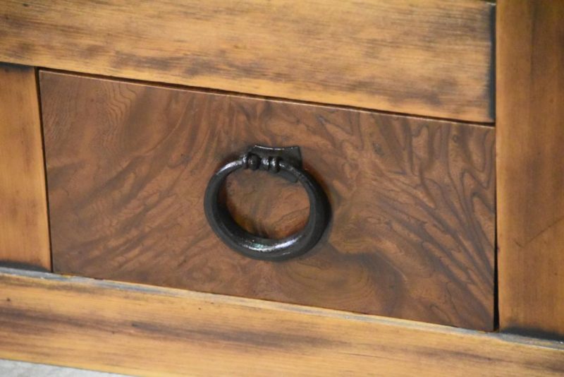 Antique Japanese Wooden Sideboard - Image 5