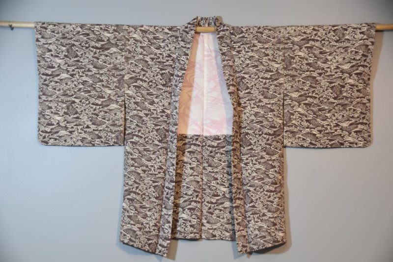 Vintage Japanese Silk Haori - Image 2