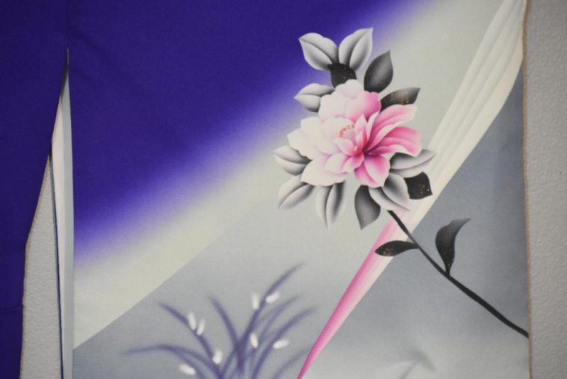 Blue and White Kimono - Image 3