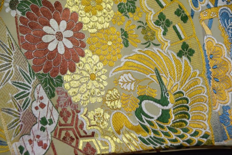 Japanese Silk Maru Obi Sash - Image 6