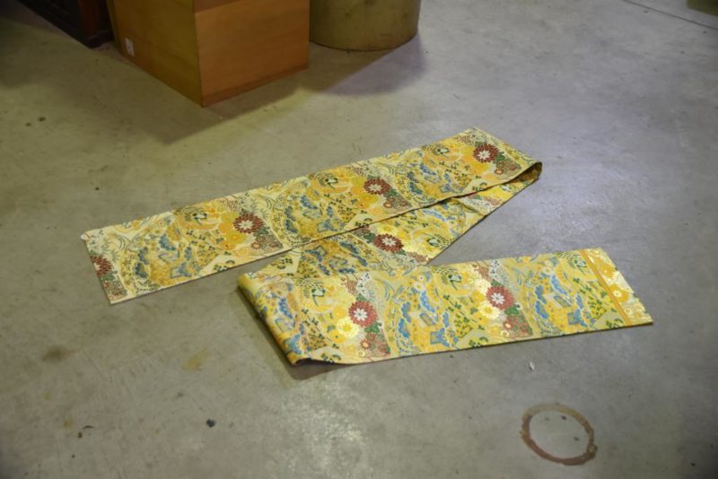 Japanese Silk Maru Obi Sash - Image 3
