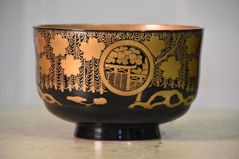 Japanese Lacquer Bowl - Image 2