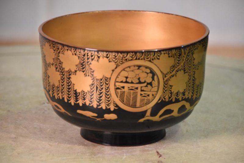 Japanese Lacquer Bowl - Image 6