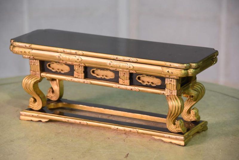 Japanese Gilt Wood Shrine Stand - Image 6