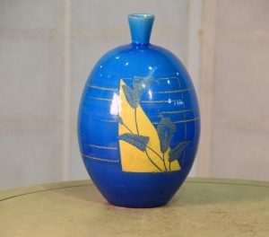 Japanese Turquoise Vase