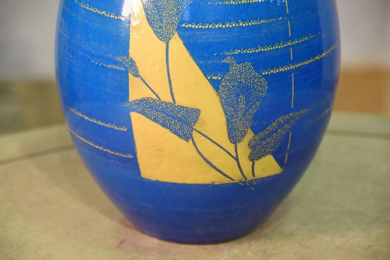 Japanese Turquoise Vase - Image 6