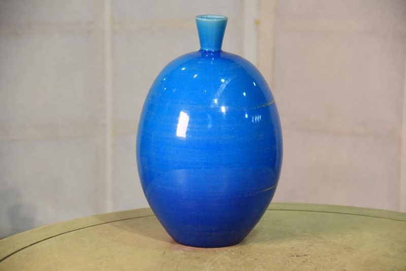Japanese Turquoise Vase - Image 5