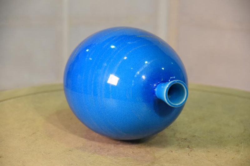Japanese Turquoise Vase - Image 4