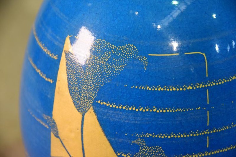 Japanese Turquoise Vase - Image 7