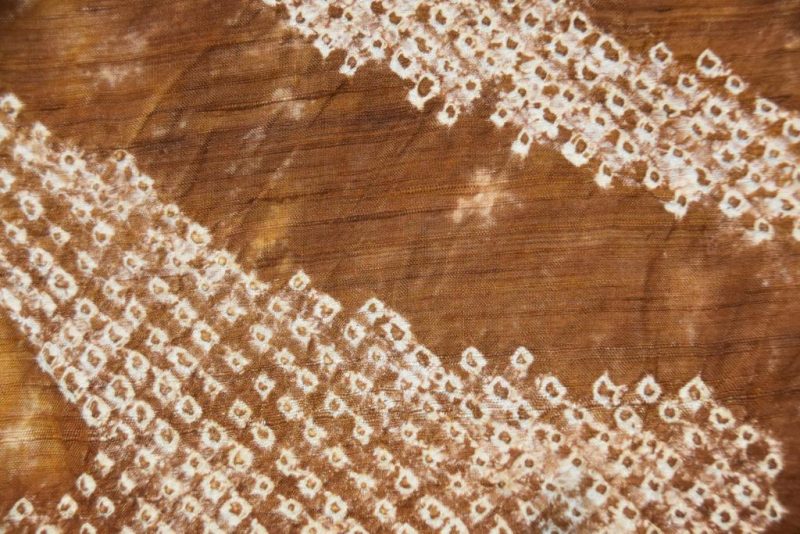 Shibori and Slubbed Silk Kimono - Image 8
