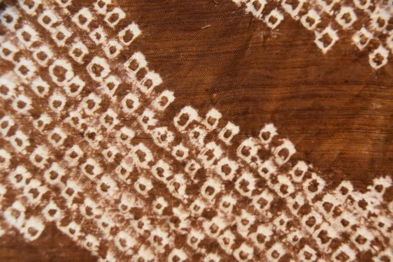 Shibori and Slubbed Silk Kimono - Image 7