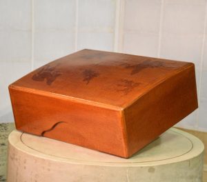 Japanese Paper Mache Letter Box